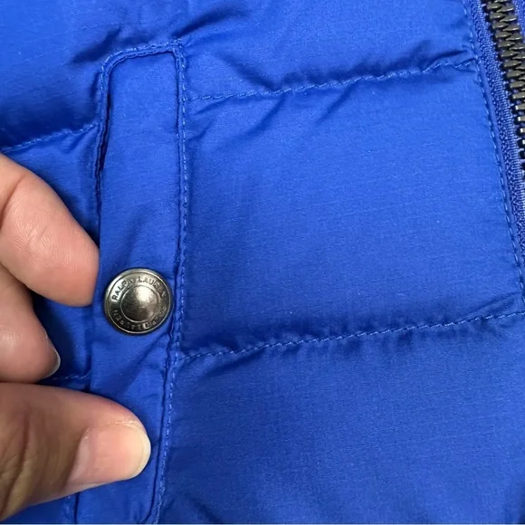 Ralph Lauren | Navy and Royal Blue Hooded Jacket - Picture 8 of 8